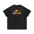 Mineral Wash Waffle Knit T-Shirt